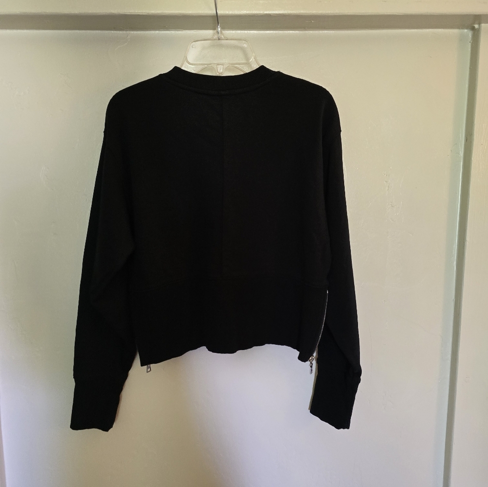 DKNY Sport Black Crewneck Sweatshirt - Picture 6 of 7